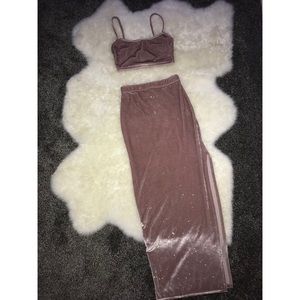 Pink/sparkly 2 piece set